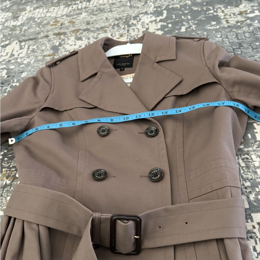 Ted Baker Brown Trench Coat - Picture 7 of 10